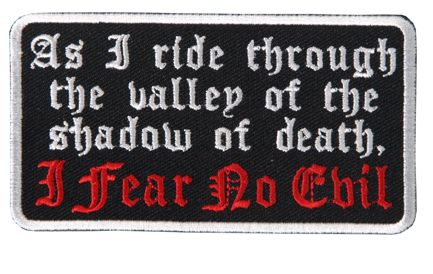 PATCH I FEAR NO EVIL-PPL9313 : 4W 2H - HighwayLeather