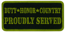 PATCH DUTY HONOR COUNTRY-PPL9420 : 4W 2H - HighwayLeather