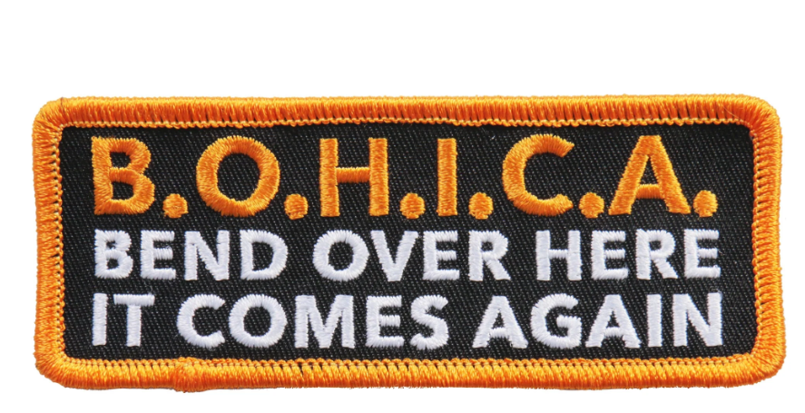 PATCH B.O.H.I.C.A.-PPL9761 : 4"X2" - HighwayLeather