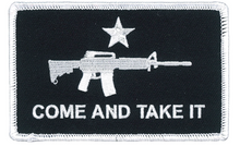 PATCH COME TAKE IT RIFLE BLK-PPL9843 : 4"X3" - HighwayLeather