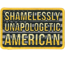 PATCH UNAPOLOGETIC FLAG-PPL9851 : 4"X3" - HighwayLeather