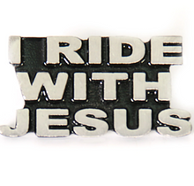 PIN I RIDE WITH JESUS-PNA1076 - HighwayLeather