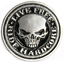 PIN STENCIL SKULL HARDCORE-PNA1188 - HighwayLeather