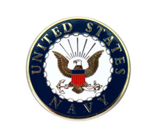 PIN US NAVY LOGO-PNF2001 - HighwayLeather