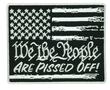 PATCH WE PEOPLE PISSED 3"-PPQ2010 : 3"X2.5" - HighwayLeather