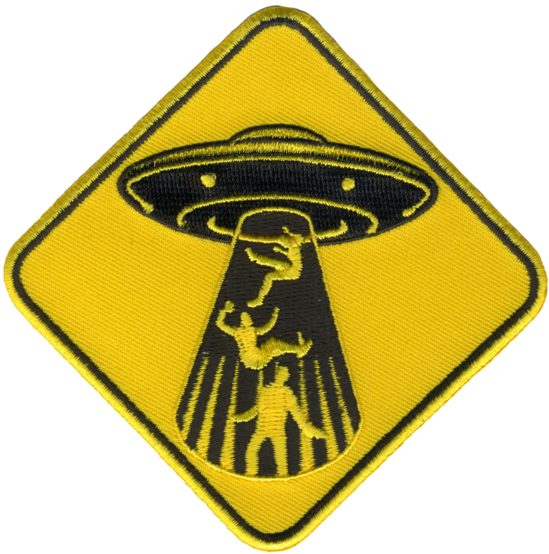 PATCH BEWARE OF ABDUCTION-PPL9909 : 4"X4" - HighwayLeather