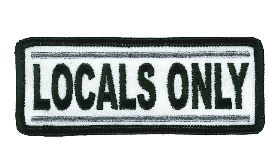 PATCH LOCALS ONLY-PPL9919 : 4"X1.5" - HighwayLeather