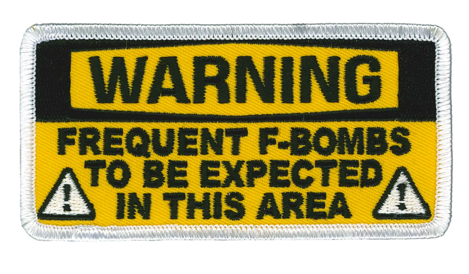 PPL9935-WARNING F-BOMBS-PPL9935 : 4W 2H - HighwayLeather