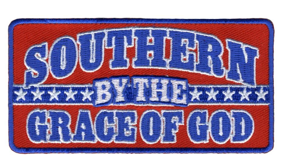 PATCH SOUTHERN BY GRACE-PPL9942 : 4"X2" - HighwayLeather