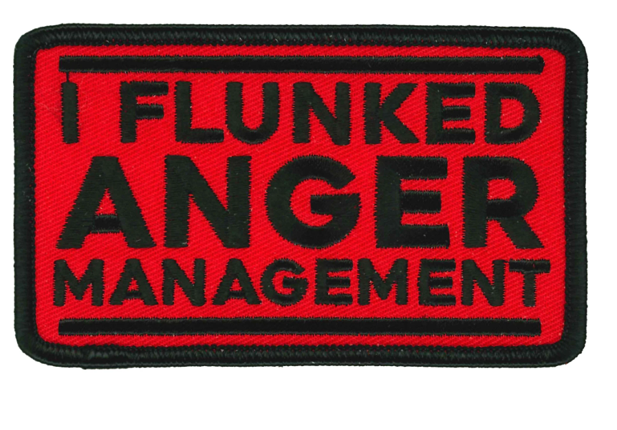 PATCH ANGER MANAGEMENT-PPL9944 : 4"X3" - HighwayLeather