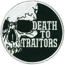 PATCH DEATH TO TRAITORS-PPL9948 : 3"X3" - HighwayLeather