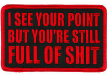 PATCH SEE YOUR POINT-PPL9972 : 4"X3" - HighwayLeather