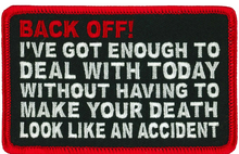 PATCH DEATH ACCIDENT-PPL9984 : 4"X3" - HighwayLeather