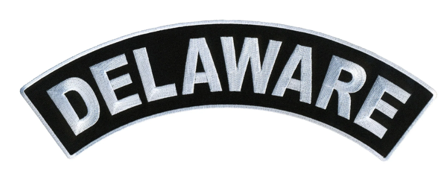 PATCH - DELAWARE BTM ROCKR 4"-PPM4016 : 4W 1H - HighwayLeather