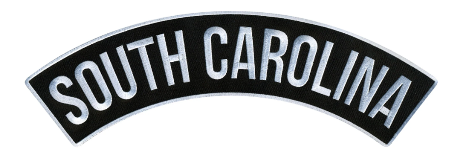 PATCH - SOUTH CAROLINA TOP 4"-PPM4080 : 4W 1H - HighwayLeather