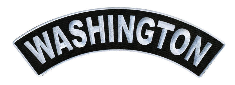 PATCH - WASHINGTON TOP RKR 4"-PPM4094 : 4W 1H - HighwayLeather