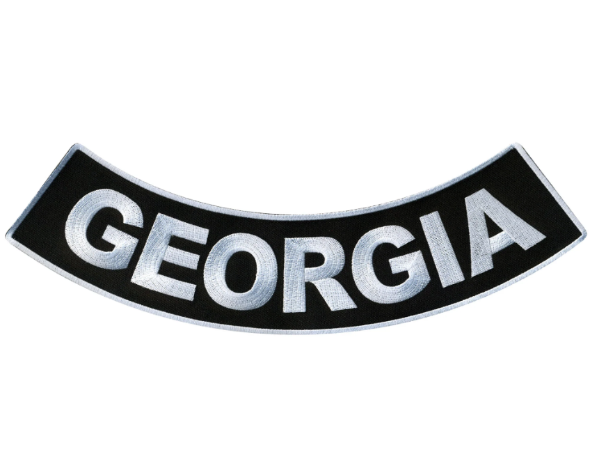 PATCH - GEORGIA BTM ROCKER 4"-PPM5020 : 4W 1H - HighwayLeather