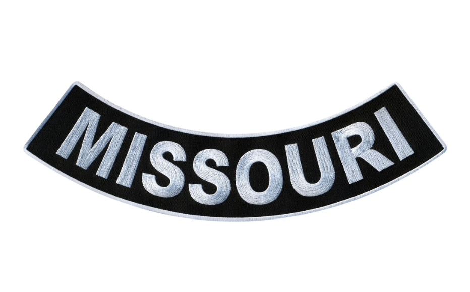 PATCH - MISSOURI BTM ROCKR 12"-PPM5049 : 12W 3H - HighwayLeather