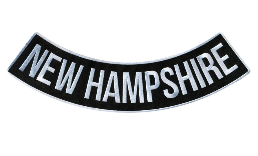 PATCH - NEW HAMPSHIRE BTM 4"-PPM5058 : 4W 1H - HighwayLeather