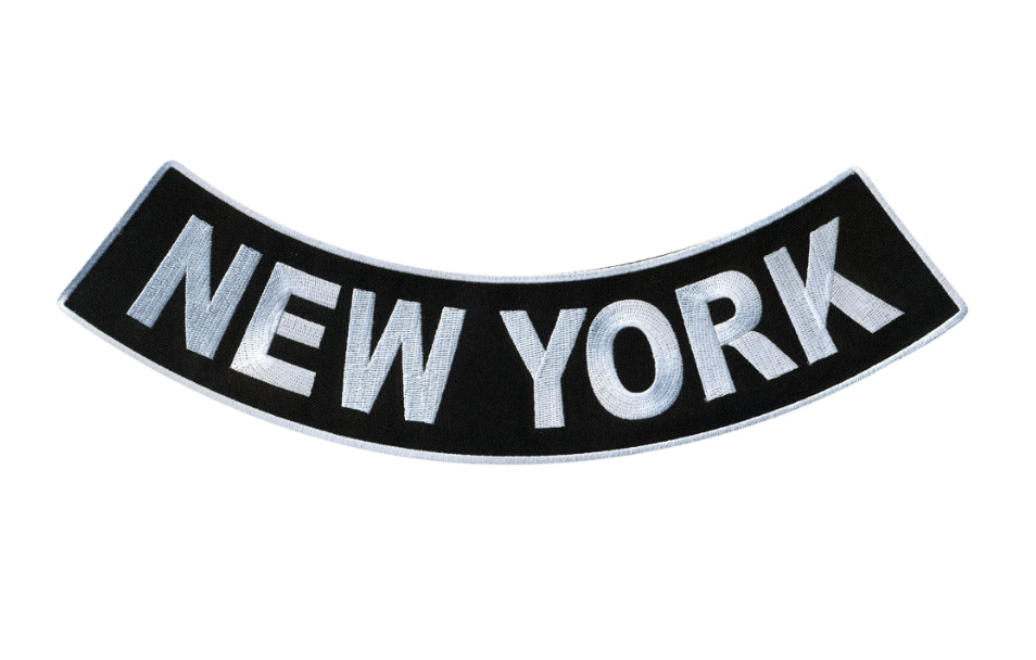 PATCH - NEW YORK BTM ROCKR 4"-PPM5064 : 4W 1H - HighwayLeather