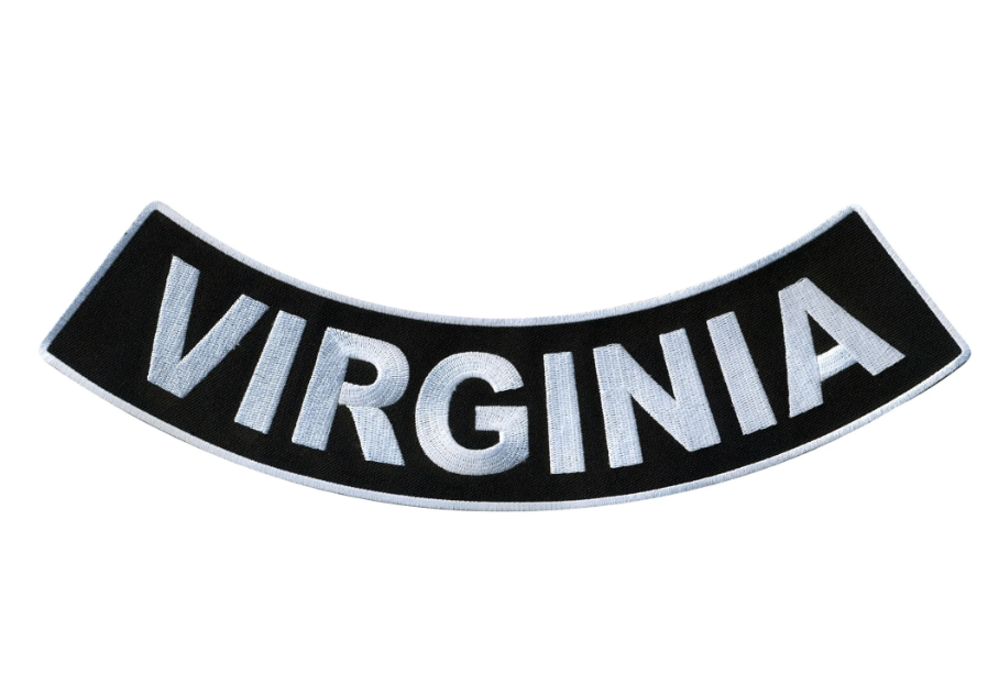 PATCH - VIRGINIA BTM ROCKR 4"-PPM5092 : 4W 1H - HighwayLeather