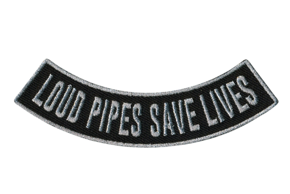 PATCH LOUD PIPES BTM ROCK 4"-PPM5200 : 4W 1H - HighwayLeather