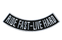 PATCH RIDE FAST LIVE HD BTM 4"-PPM5204 : 4W 1H - HighwayLeather