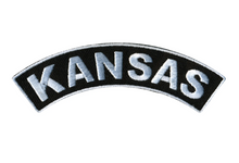 PATCH - KANSAS TOP ROCKER 4"-PPM4032 : 4W 1H - HighwayLeather