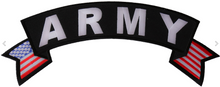 Army Large US Flag Rocker Patch-PL6432 : 11x4.5 inch