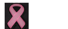 Medium Pink Ribbon Patch For Br-P2345M : 2x4.5 inch