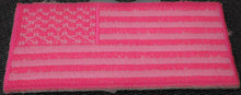 US Flag Patch Pink 2.5 Inch-P4948 : 4x1 inch