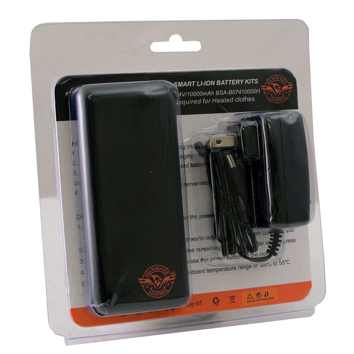 Milwaukee Leather and Nexgen Heat BATTERYJACKT Universal Battery Pack for  Jackets and Hoodies