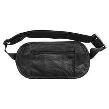 Hot Leathers BGA1009 3 Zipper Belly Bag with Hidden Pocket