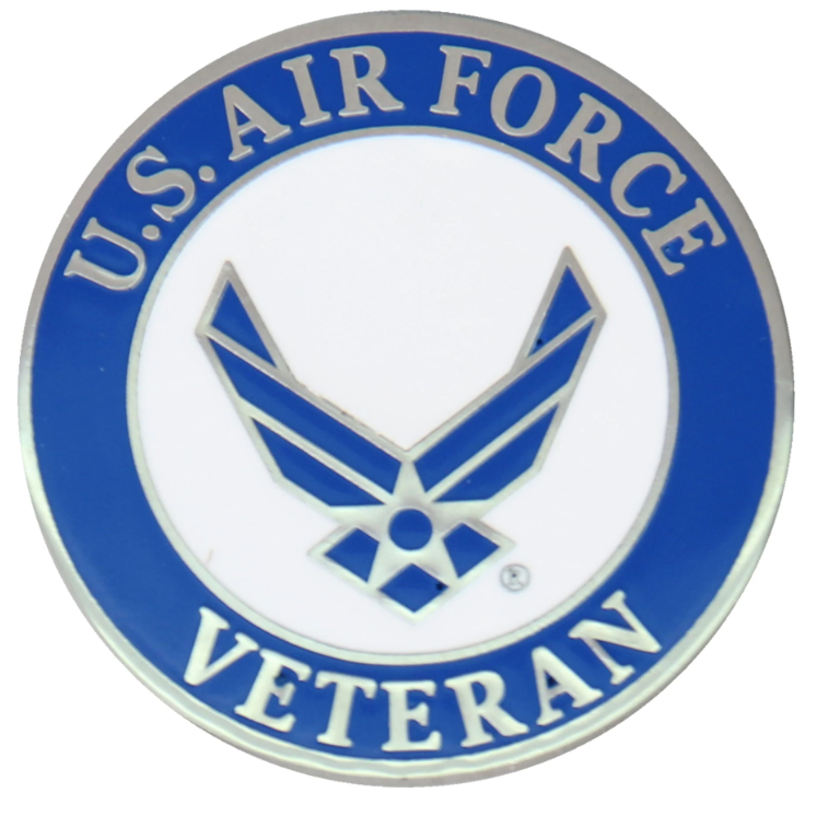 PIN US AIR FORCE VETERAN-PNF2009 - HighwayLeather