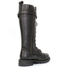 Hot Leathers BTL1007 Ladies Black Knee High Wild Roses Leather Boots