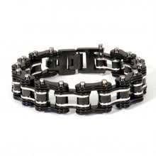 Hot Leathers JWB4103 Double Wide Black Motorcycle Chain Bracelets