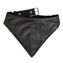 Hot Leathers FAA1001 Black Leather Boot Scarf