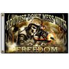 Hot Leathers FGA1046 Skull Soldier Flag 3 Foot x 5 Foot