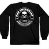 Hot Leathers GMD2158 Men's '2nd Amendment America's Original Homeland Security' Long Sleeve Black T-Shirt