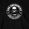 Hot Leathers GMD2158 Men's '2nd Amendment America's Original Homeland Security' Long Sleeve Black T-Shirt