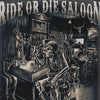 Hot Leathers GMS1126 Menâ€™s â€˜Ride or Die Saloonâ€™ Charcoal T-Shirt