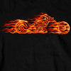 Hot Leathers GMS2070 Menâ€™s â€˜Hell Bikeâ€™ Long Sleeve Black T-Shirt