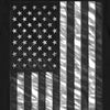 Hot Leathers GMS2393 Menâ€™s â€˜American Flagâ€™ Long Sleeve Black T-Shirt