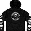 Hot Leathers GMS4200 Menâ€™s â€˜Celtic Cross Pocketâ€™ Black Hoodie