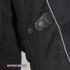 Hot Leathers JKM1024 Menâ€™s Black All Weather Armored Nylon Jacket with Concealed Carry Pocket