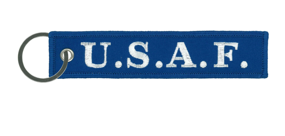 KC FOB USAF ABOVE ALL-KCH8001 : 1"X5" - HighwayLeather