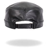 Hot Leathers LHA2007 Black Leather Cadet Cap