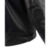 Milwaukee Leather LKM1720T Men's Black 'Pistol Pete' Motorcycle Vented Leather Jacket with Utility Pockets-Tall Sizes