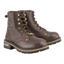 Milwaukee Leather MBL9308 Women's Dark Brown Lace-Up Boots