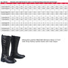 Milwaukee Leather MBL9395 Women's Black 17-Inch Side Strap Riding Leather Boots with Side Zipper